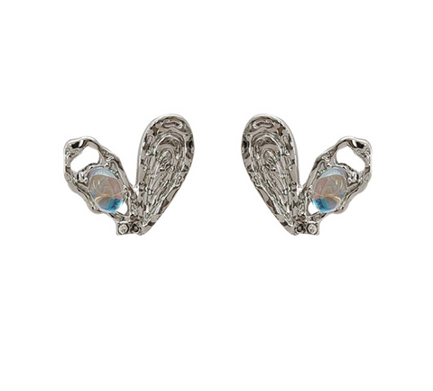 Heart Stone Earring