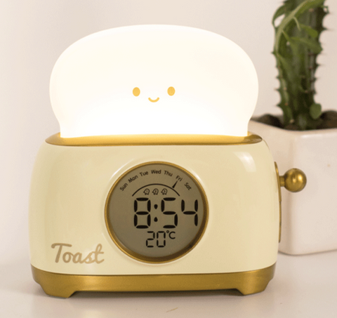 Toast Nightlight Alarm Clock