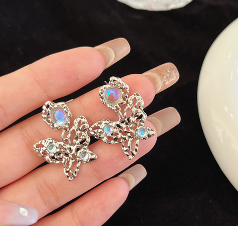 Butterfly Stone Earring