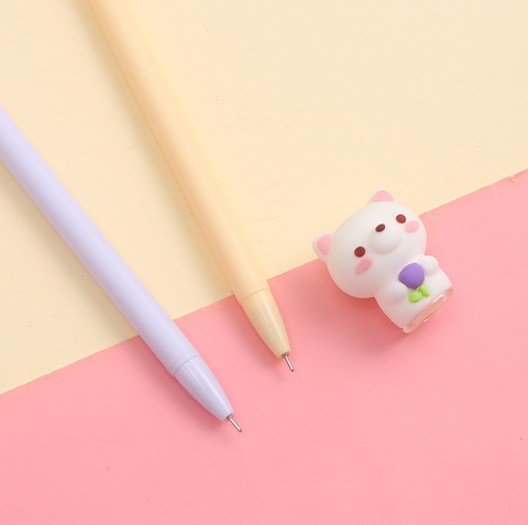 Tulip Bear Gel Ink Pen Black 0.5mm