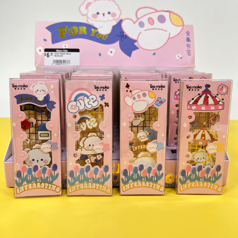Zhizhi Rabbit Metal Bookmark