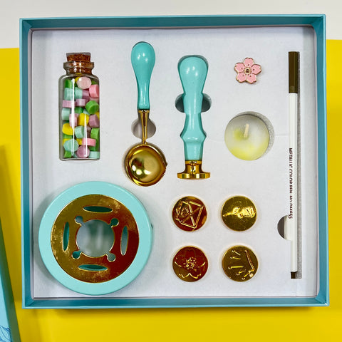 Blue and Pink Wax Seal Set