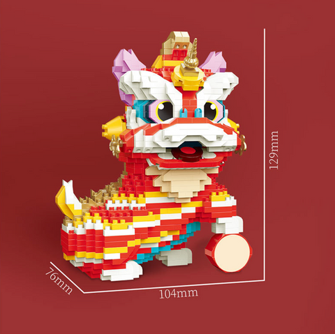 Chinese Lion Building Block