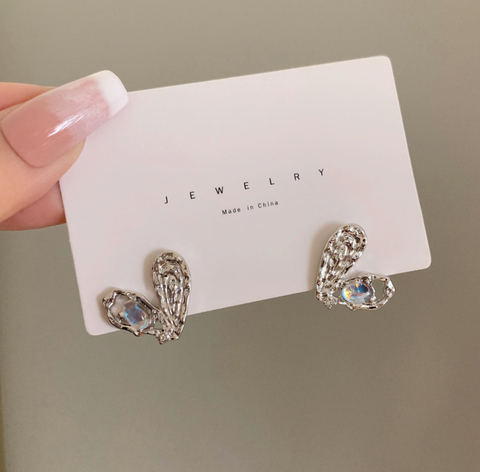 Heart Stone Earring