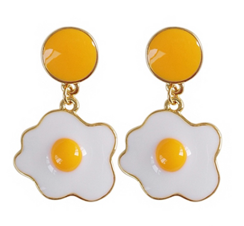 Scrambled Egg Earrings