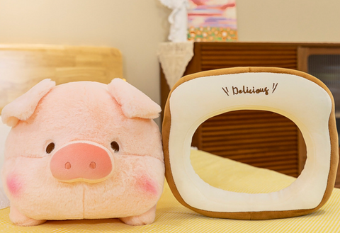 Delicious Piggy Toast Plush 35cm