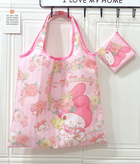 Sanrio Compact Zipper Shopping Bag