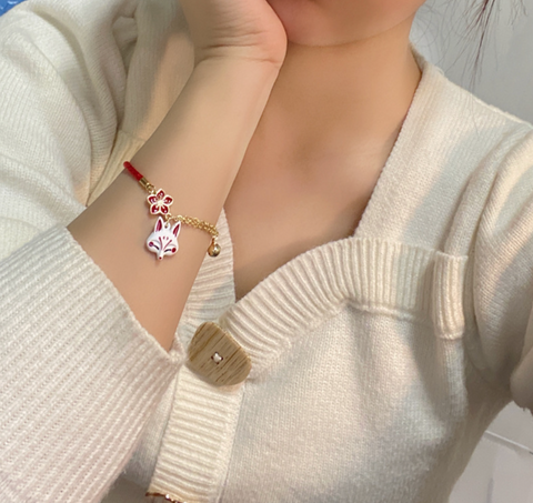 Japanese Red Fox Bracelet