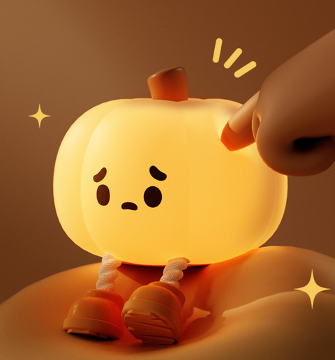 Worried Pumpkin Nightlight