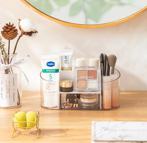 Clear Makeup Storage
