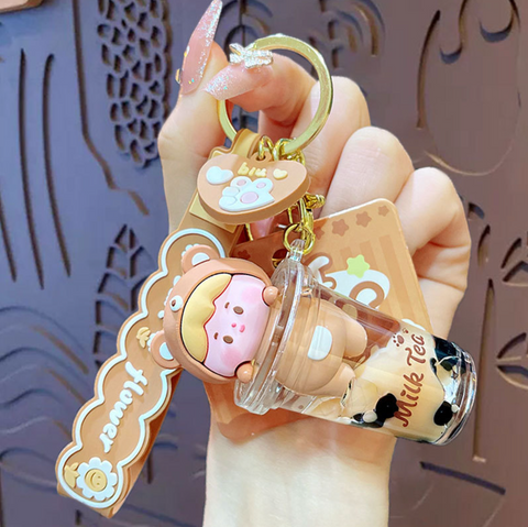 Milk Tea Keychain