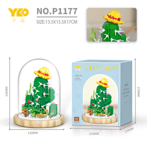 Floral Art Terrarium Building Block