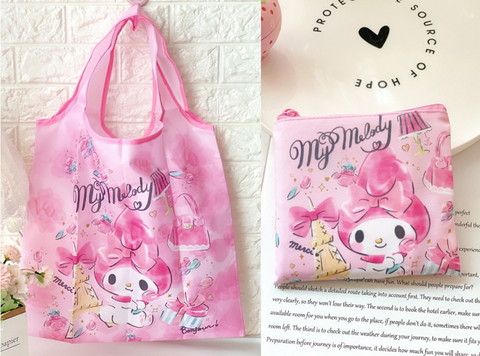 Sanrio Compact Zipper Shopping Bag