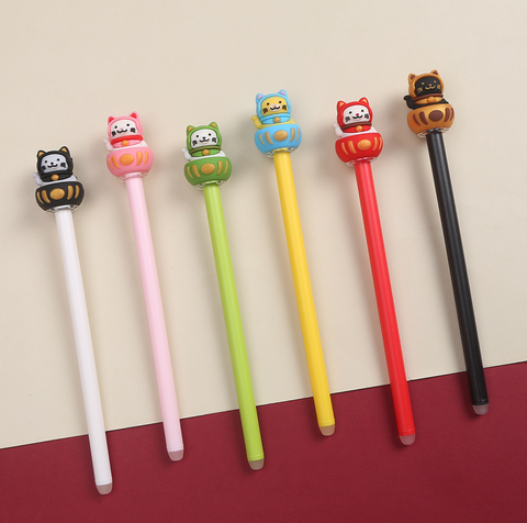 Lucky Cat Gel Ink Pen Black 0.5mmm