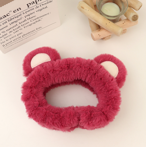 Fuzzy Bear Ear Head Bands