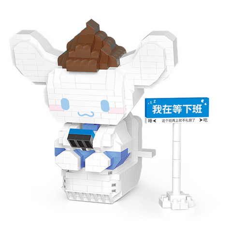 Cinnamonroll Working Hats Building Block