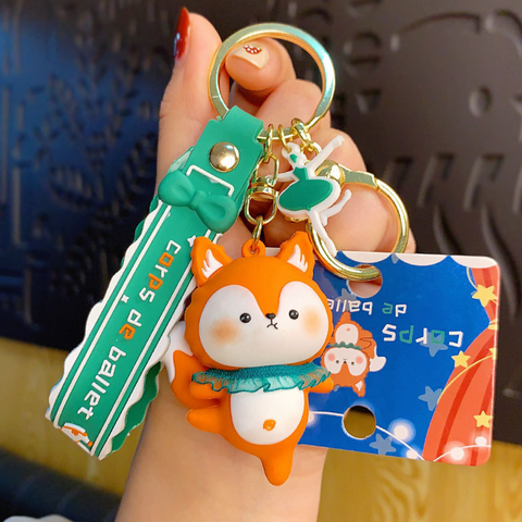 Ballet Animals Keychain