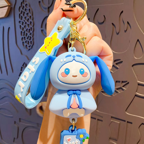 Starry Rabbit Keychain