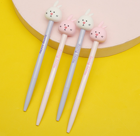 Happy Bunny Gel Ink Pen Black 0.5mm