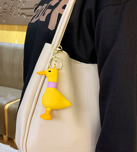Long Neck Goose Keychain