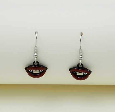 Vampire Teeth Dangle Earring
