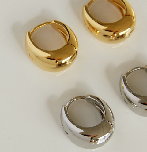 Water Drop Circle Earring