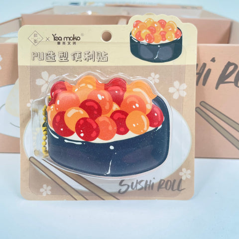 Sushi Roll PU Sticky Notes