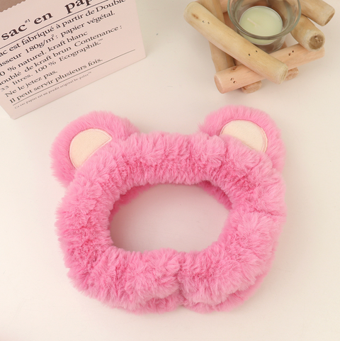 Fuzzy Bear Ear Head Bands