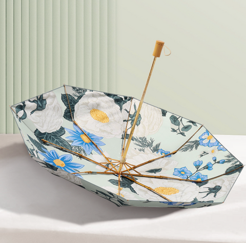 21" 8 Bone Beautiful Compact Umbrella