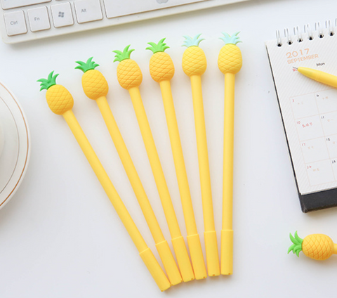 Pineapple Gel Ink Pen Black 0.5mm