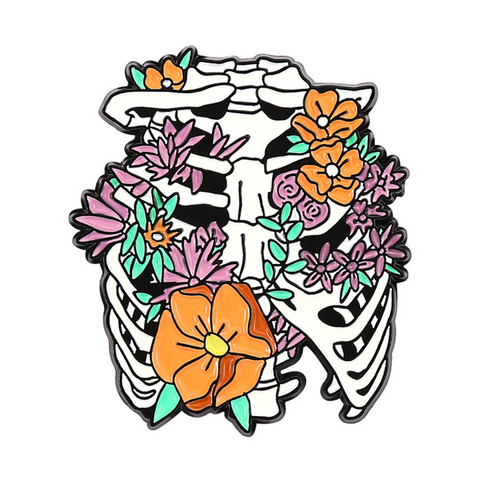 Female Flowers Pin