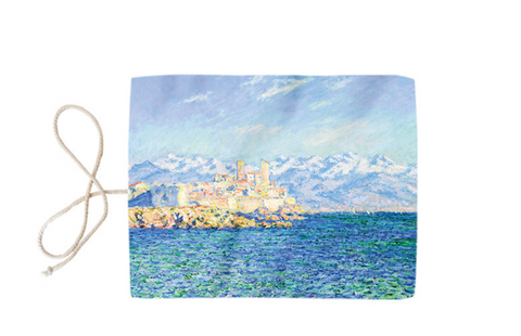 Monet's Sea Pencil Canvas Wrap