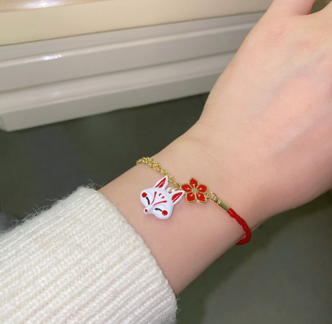 Japanese Red Fox Bracelet