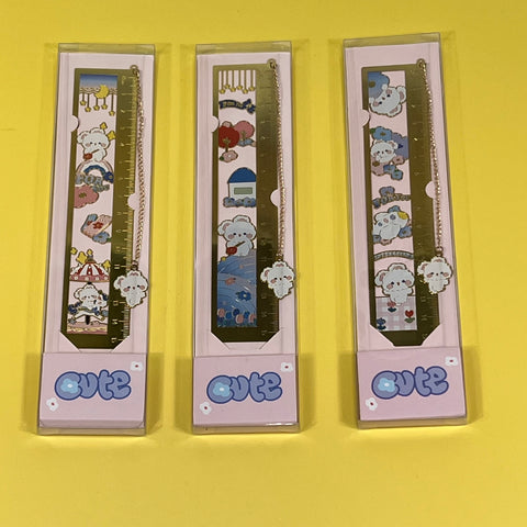Zhizhi Rabbit Metal Bookmark