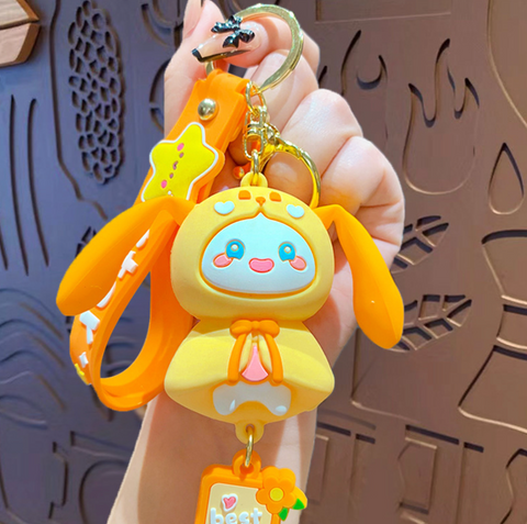 Starry Rabbit Keychain