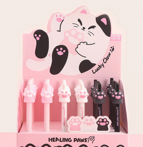 Lucky Paw Gel Ink Pen Black 0.5mm