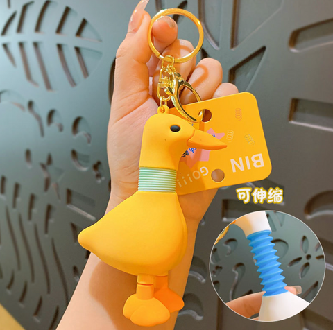 Long Neck Goose Keychain
