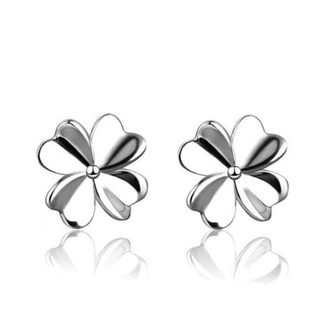 Sterling Silver Clover Earring