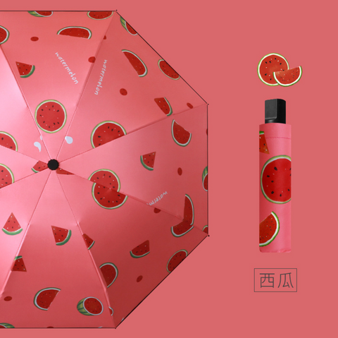 21" 8 Bone Fruit Compact Umbrella