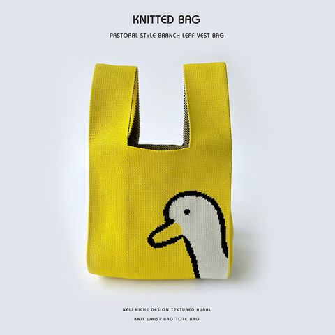 Minimalist Knitted Bag