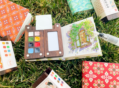 Feile Mini Walnut Wooden Box - 8 Color