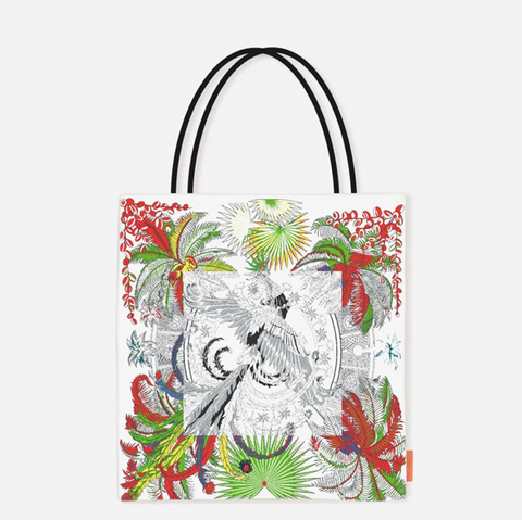 Square Spacious Canvas Tote