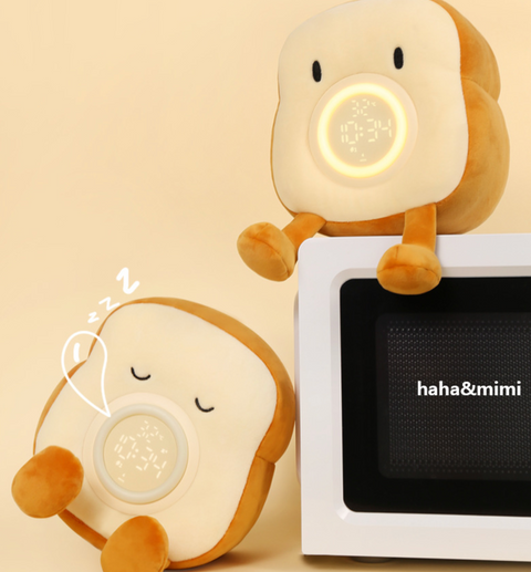 Toast Plush Clock