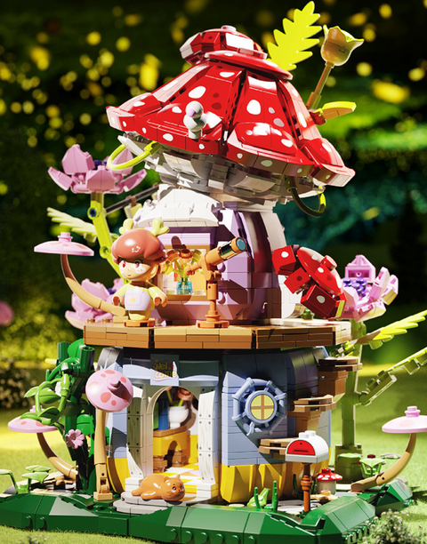 Mushroom House Building Block