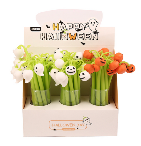 Jack O Lantern Gel Ink Pen Black 0.5mm