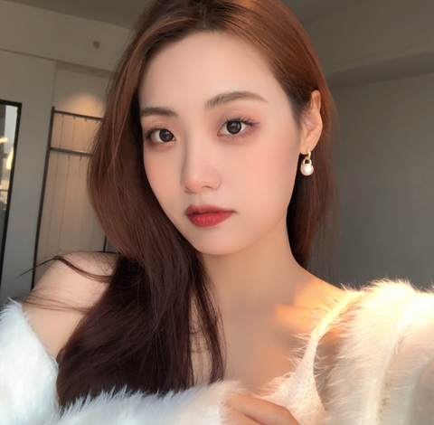 Pearl Chain Earring