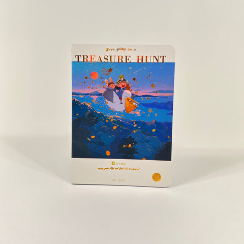 Dream Seeking Treasure Island A6 Lined Notebook