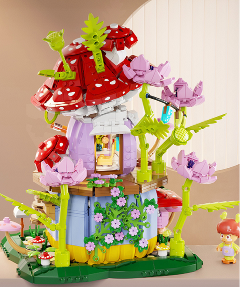 Mushroom House Building Block