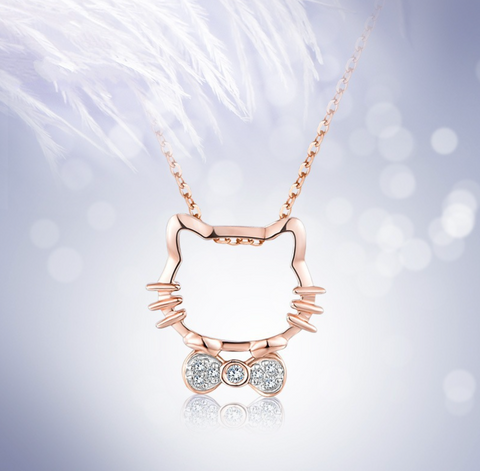 Hello Kitty Gold Necklace