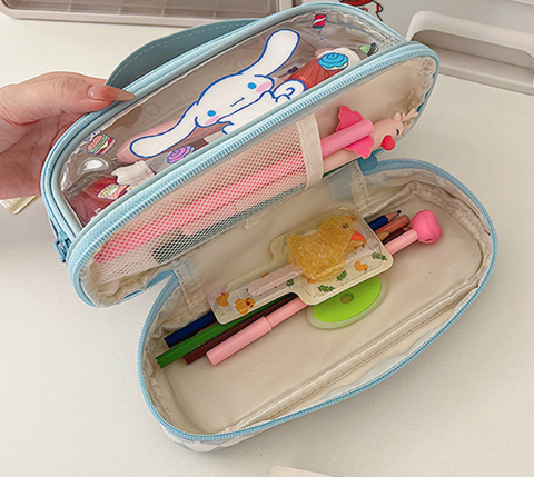 Sanrio Transparent Pencil Case Bag